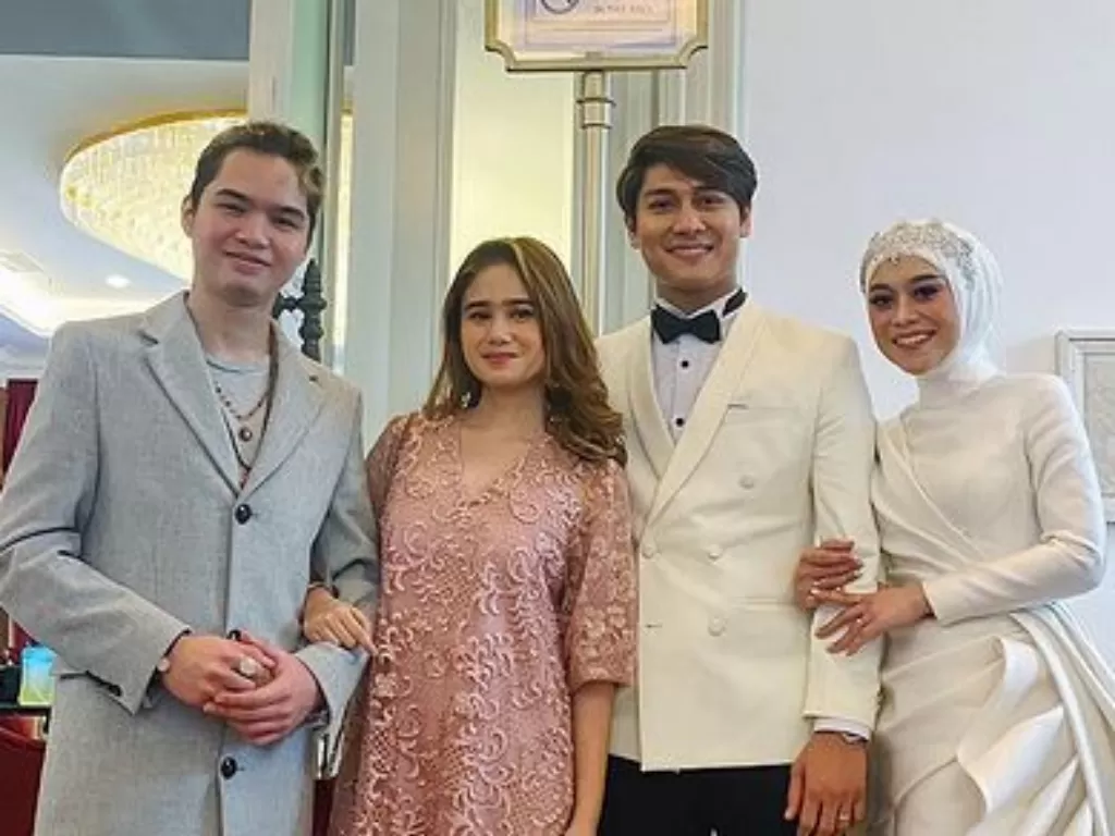 Tissa Biani dan Dul Jaelani hadiri undangan Leslar. (Instagram/@tissabiani)