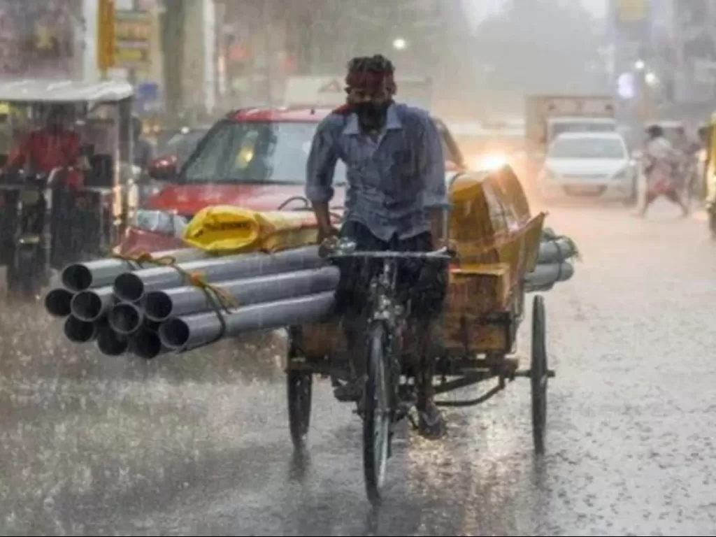 Banjir muson mengancam ribuan warga India. (India Today)