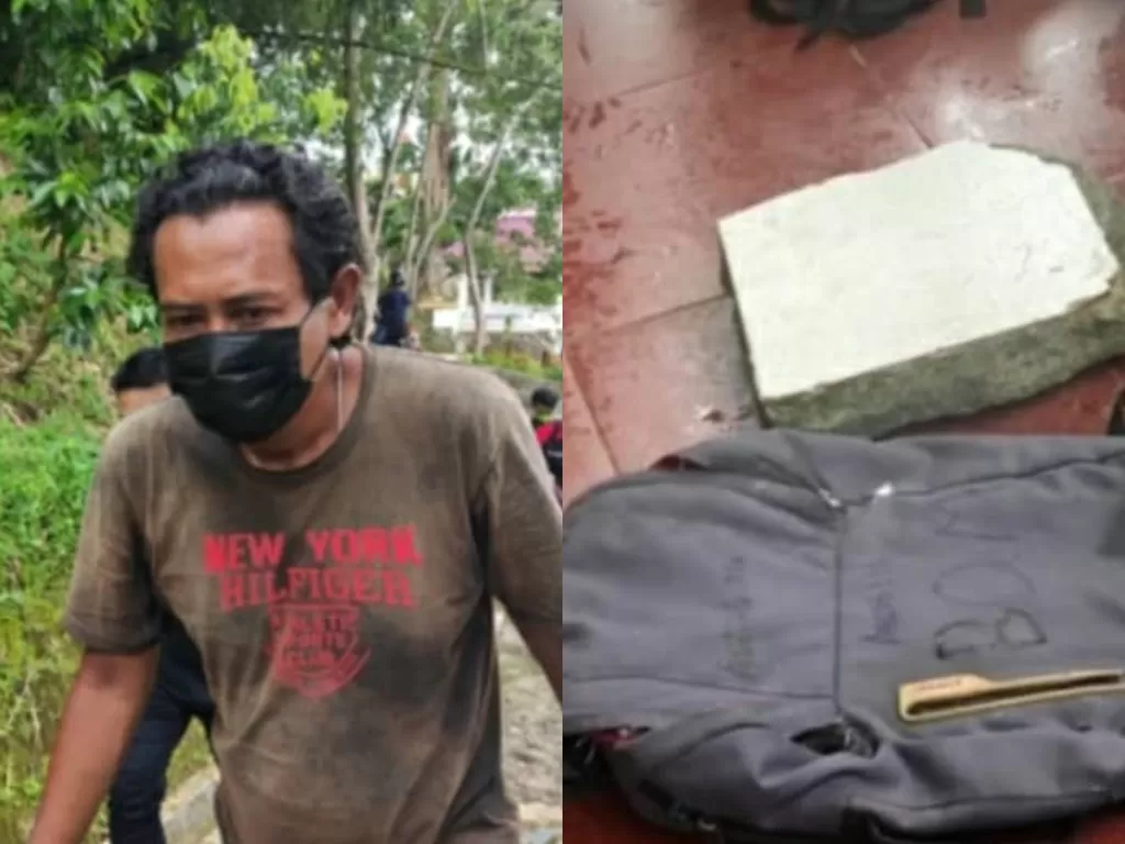Pelaku teror tas bertuliskan awas ada bom di Pematangsiantar ditangkap (Instagram/andreli48)