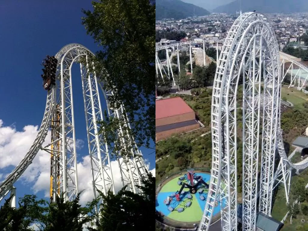 Roller coaster tercepat di dunia di tutup sementara. (Facebook/Theme Park Review/Unimetre)