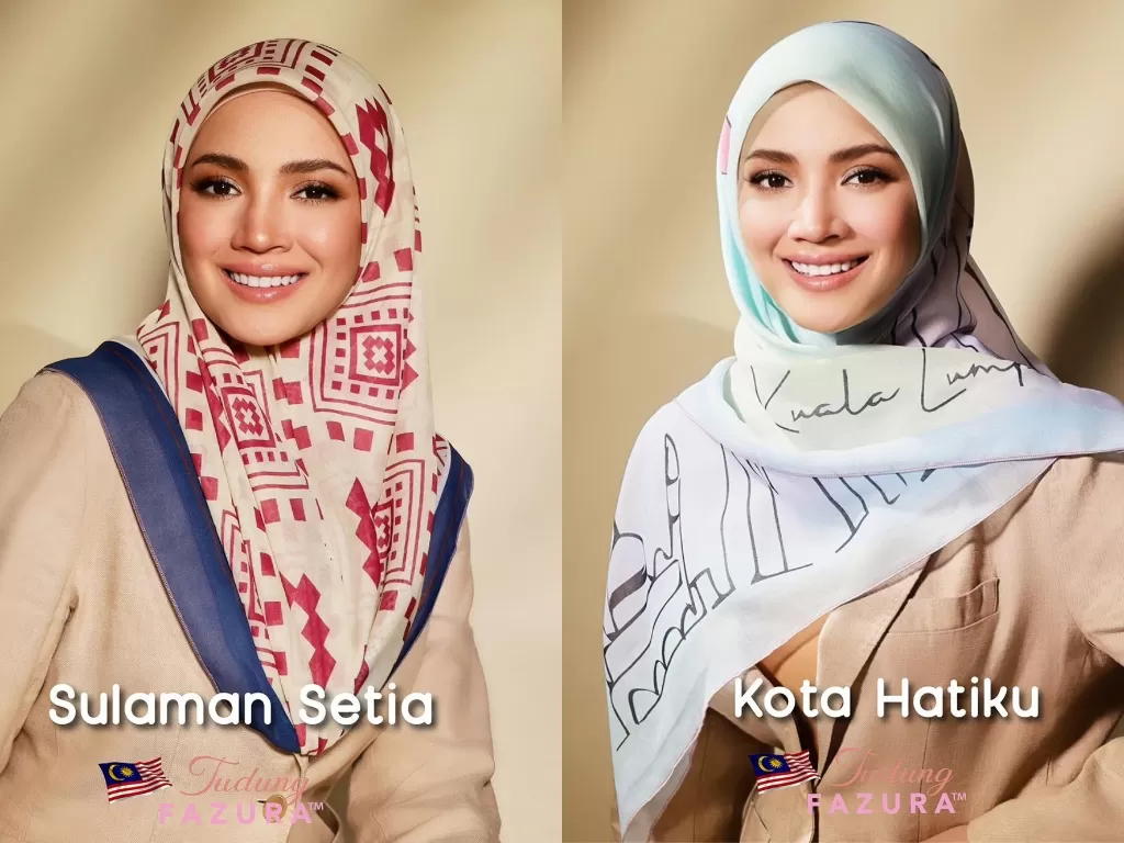 Produk hijab dari Fazura. (photo/Instagram/@missfazura)