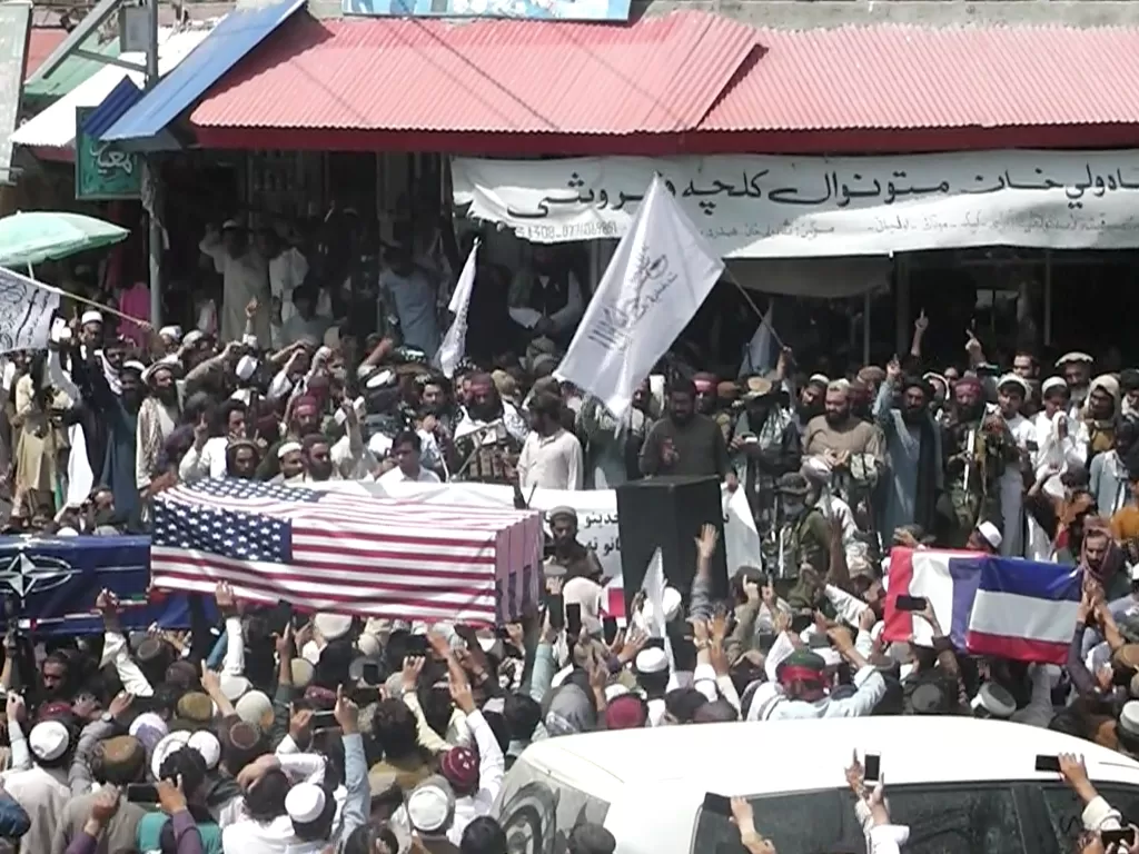 Perayaan Taliban usai tentara AS dan sekutu pergi dari Afghanistan (Reuters)