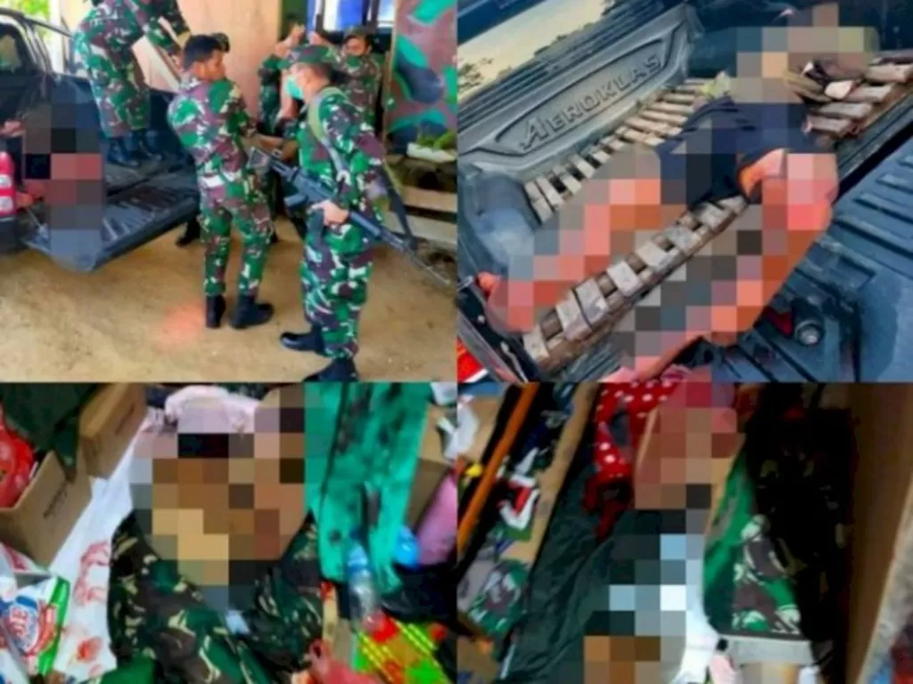 Sebanyak 4 personel TNI AD ditemukan dalam keadaan meninggal dunia di Posramil Kisor Distrik Aifat Selatan, Kabupaten Maybrat, Papua Barat, Kamis (2/9/2021). (Istimewa)