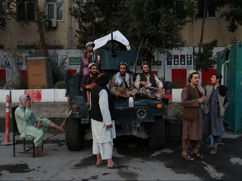 Pasukan Taliban di Kabul, Afghanistan (Reuters)