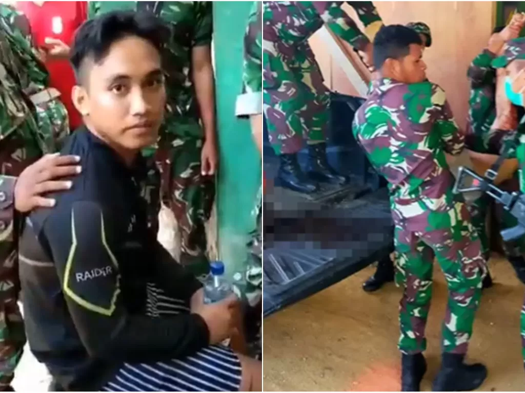 Pratu Iqbal, prajurit TNI yang selamat saat diserang OTK di Posramil Kisor. (Ist)