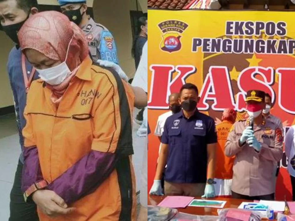 Wanita yang cekik suaminya hingga tewas di Serang mengaku menyesal (Instagram/ polres.serang.kota)