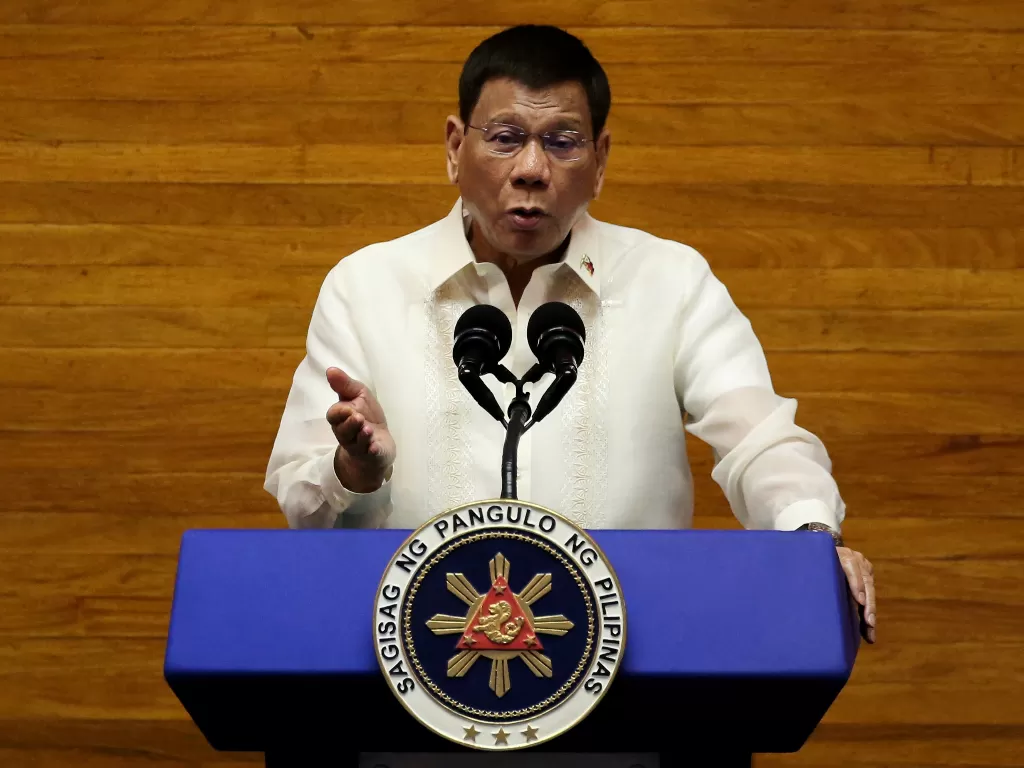 Presiden Filipina Rodrigo Duterte (REUTERS/Lisa Marie David)