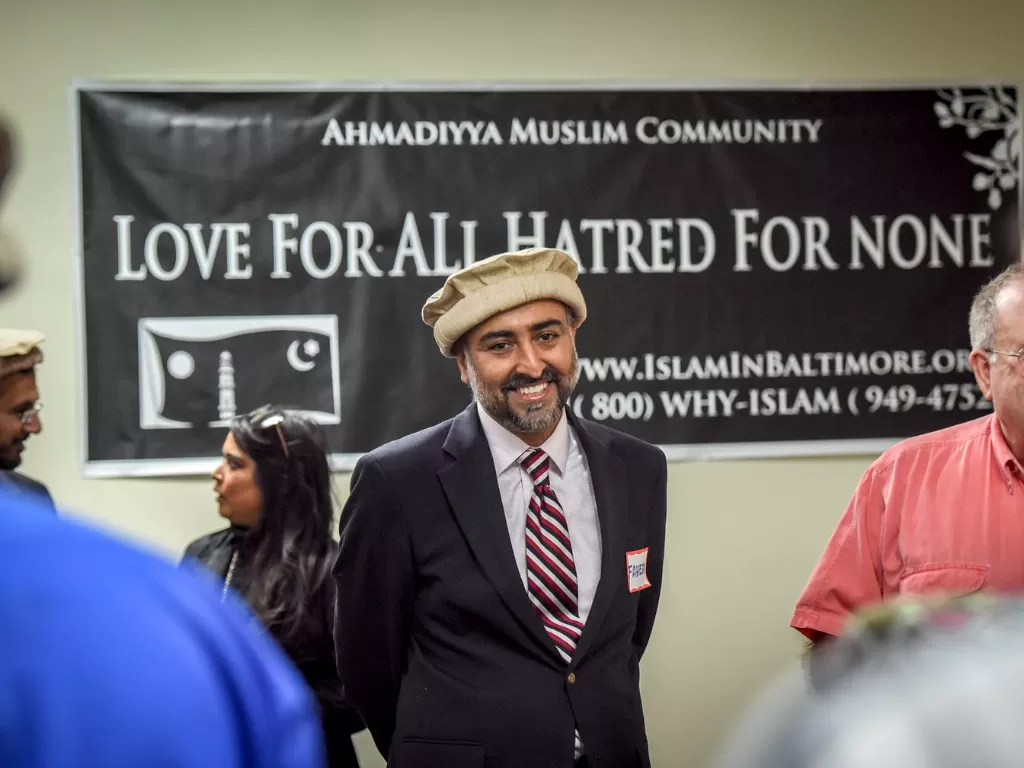 Dokter AS Faheem Younus hadir dalam sebuah pertemuan Komunitas Ahmadiyah (The Washington Post/Bill O'Leary)