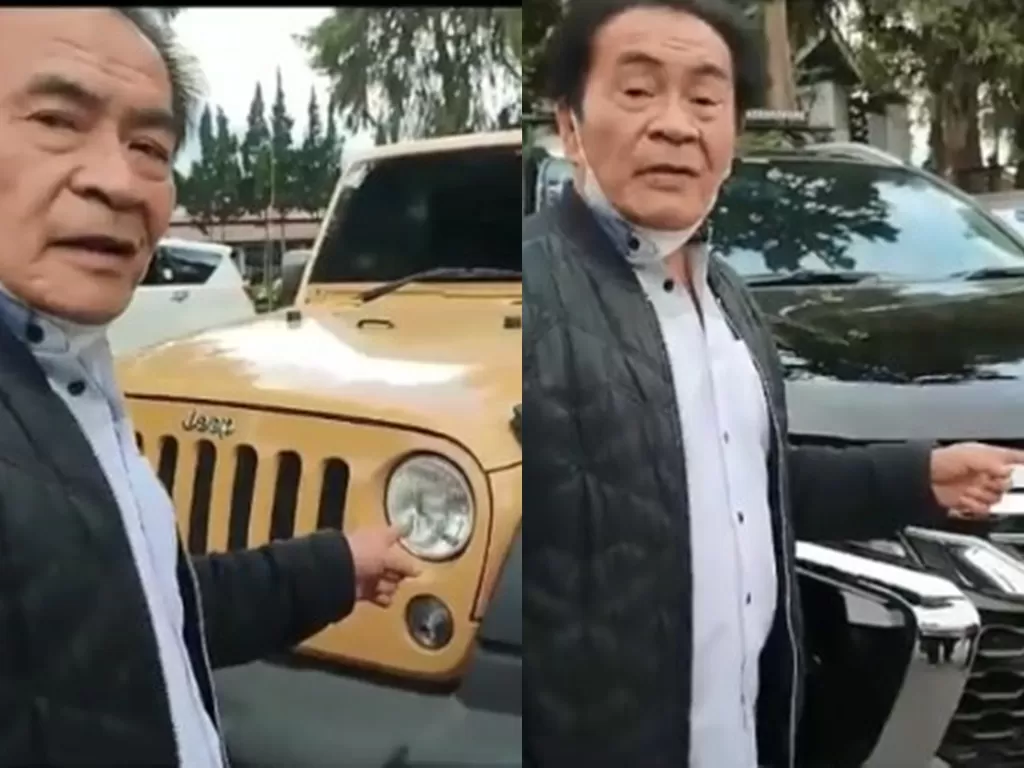 Video tersangka korupsi Bupati Banjarnegara Budhi Sarwono memamerkan mobil Jeep Wrangler Rubicon dan Pajer Sport (Instagram/budhisarwono)