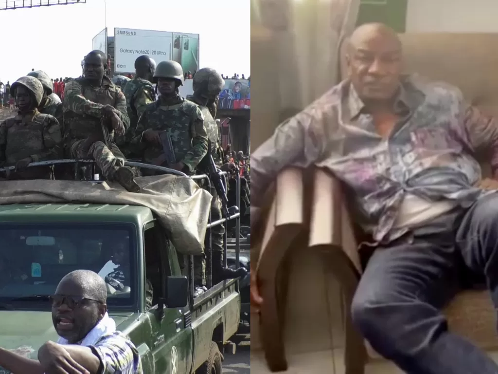 Terjadi kudeta di Guinea. (REUTERS/Souleymane Camara/SOCIAL MEDIA)
