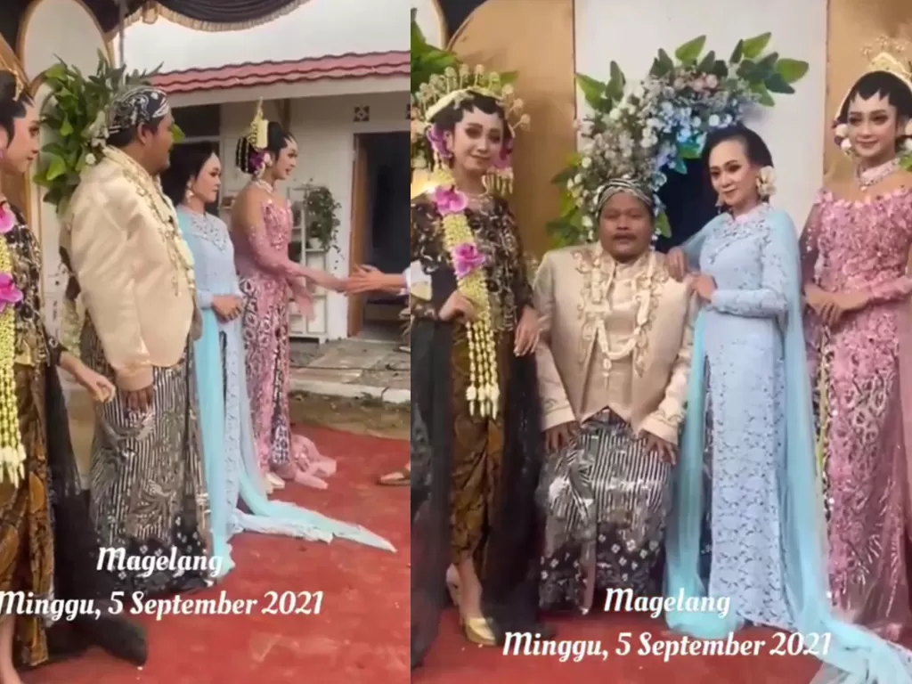 Pria Magelang dikabarkan menikahi tiga wanita (Instagram/magelang_raya)