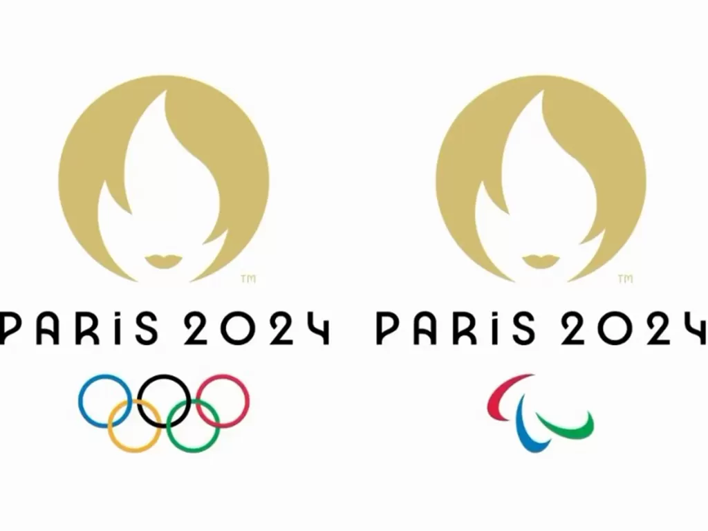 Kanan: Logo Olimpiade Paris 2024 (Istimewa) | Kiri: Logo Paralimpiade Paris 2024 (Istimewa)