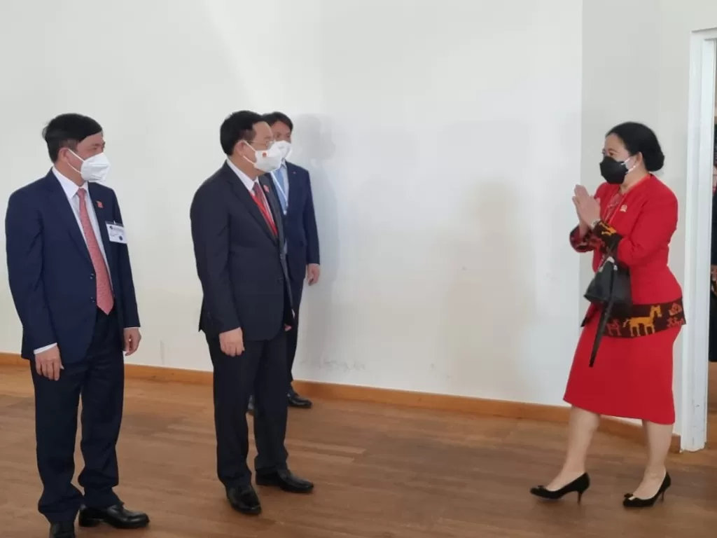 Ketua DPR RI Puan Maharani bertemu  dengan Ketua Parlemen Austria dan Vietnam. (Istimewa)