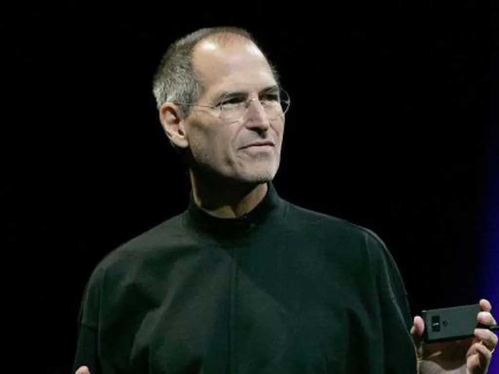 Pendiri Apple, Steve Jobs saat melakukan presentasi (photo/REUTERS/Kimberly White)