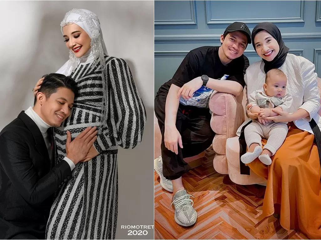 Keluarga Zaskia Sungkar dan Irwansyah. (Instagram/@zaskiasungkar15/@irwansyah_15)