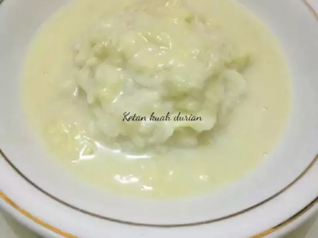 Ketan Kuah Durian (Cookpad/Sirli)