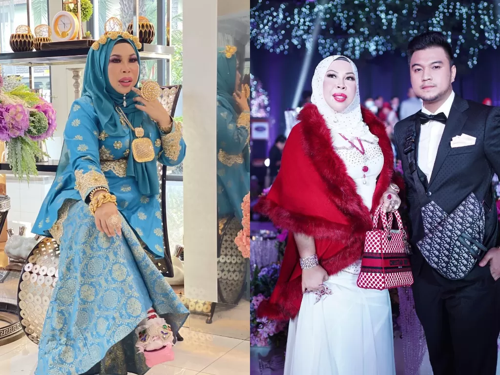 Janda kaya menikah berondong, mantan asisten pribadi (Instagram/datoserivida)