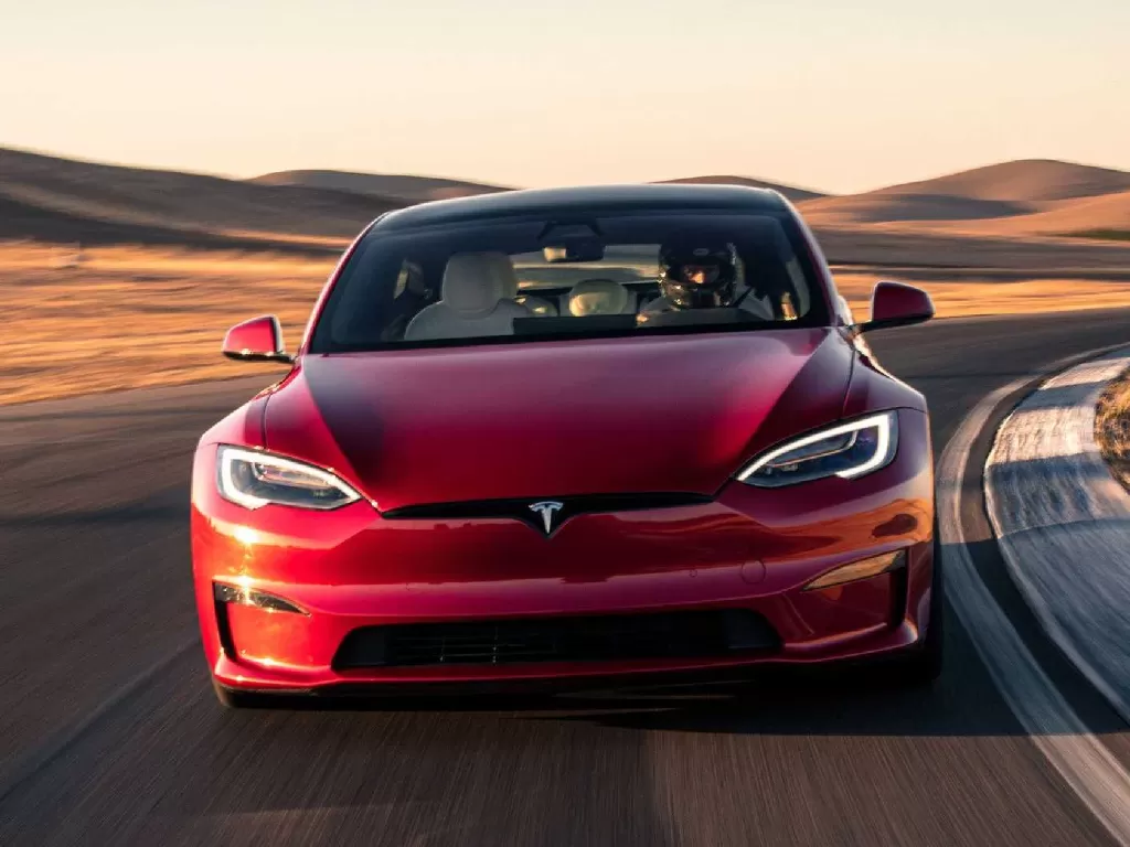 Tampilan mobil listrik Tesla Model S Plaid terbaru (photo/Tesla)
