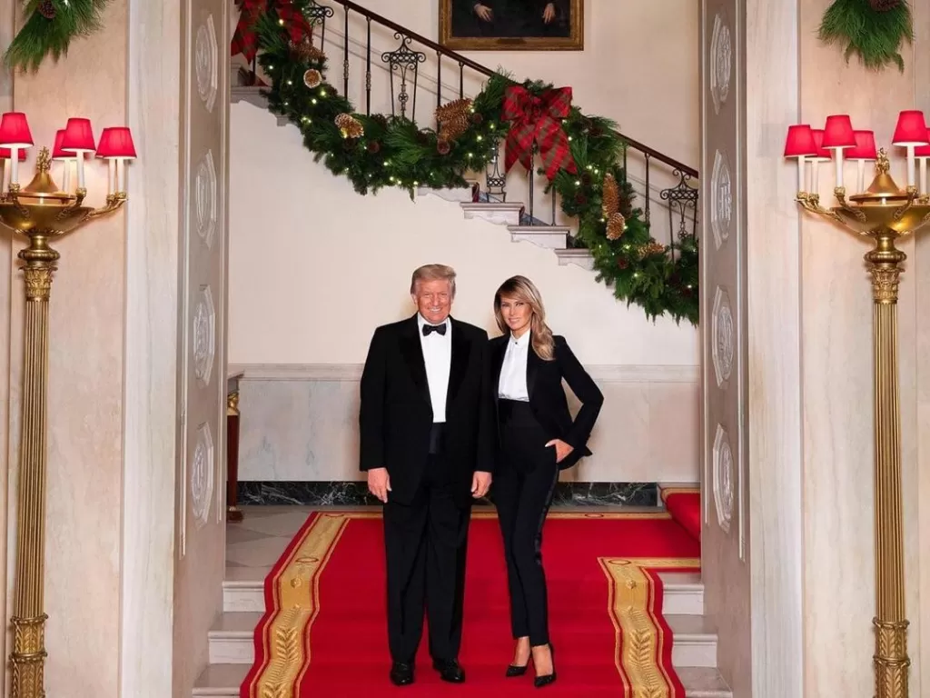 Donald Trump dan istrinya Melania Trump. (Instagram/@realdonaldtrump)