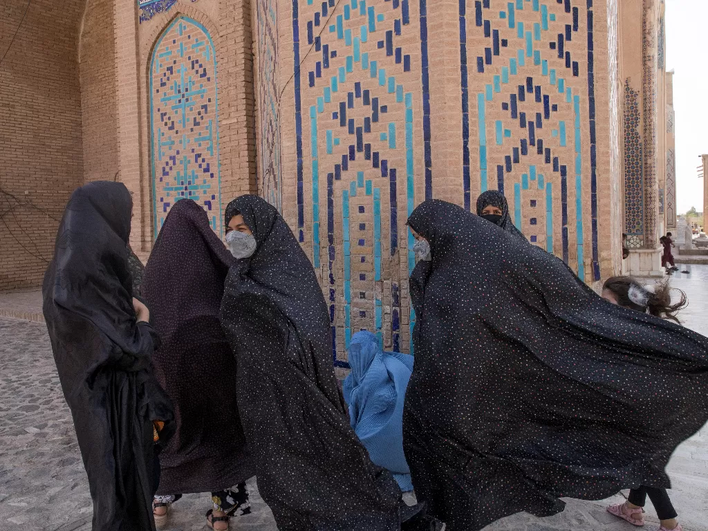 Wanita Afghanistan. (REUTERS/WANA NEWS AGENCY)