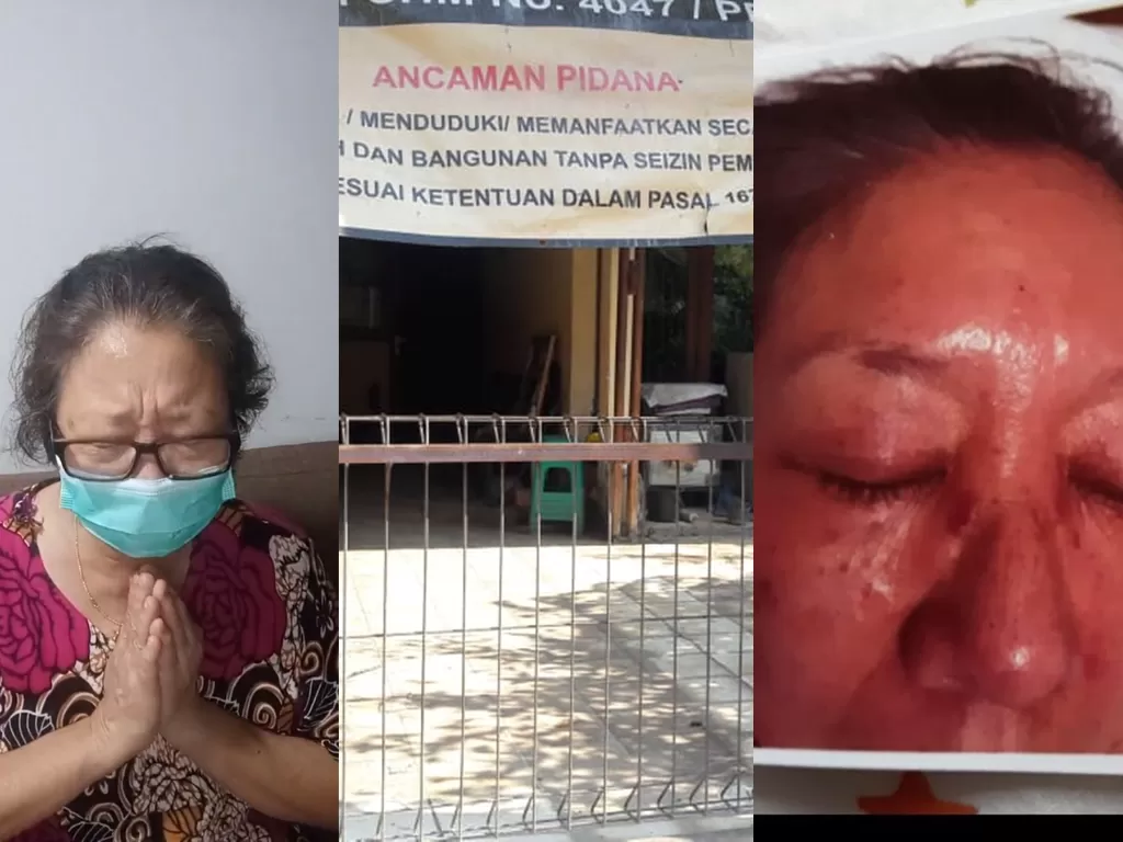 Nenek korban penganiayaan minta bantuan Jokowi (Twitter/@LisaMandagi__)