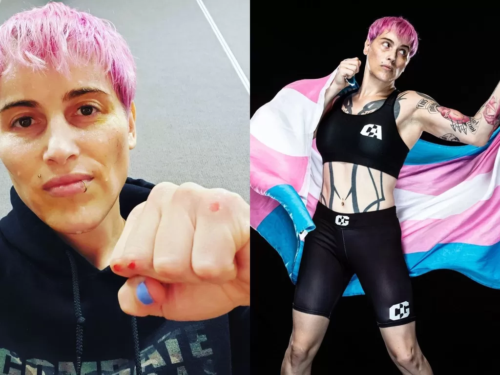 Petarung MMA transgender. (photo/Instagram/@lady_feral)