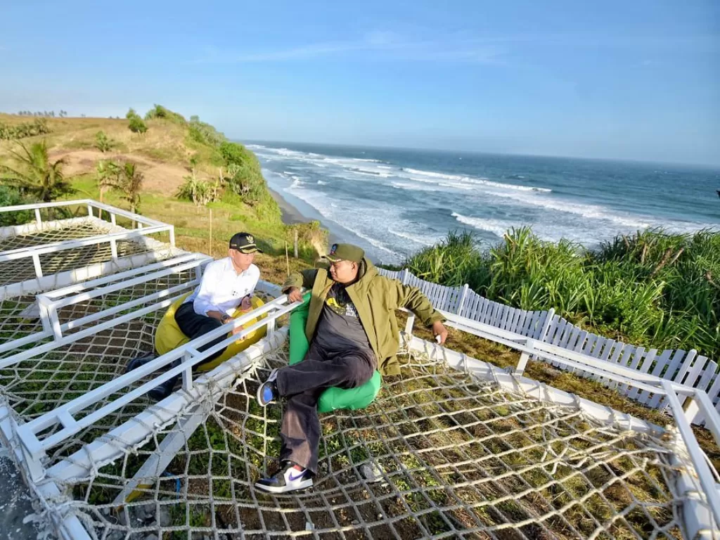Tampilan salah satu spot di Karang Potong Ocean View. (photo/Instagram/@ruzhanul)