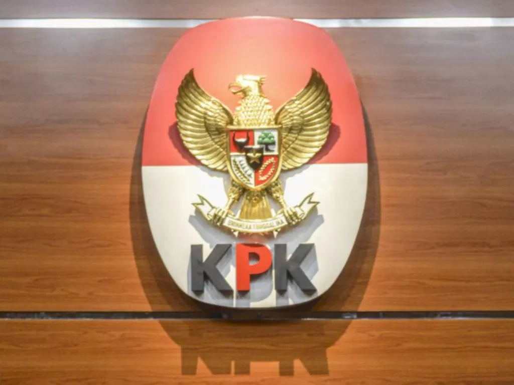 Logo KPK. (photo/ANTARA FOTO/M Risyal Hidayat/ilustrasi)