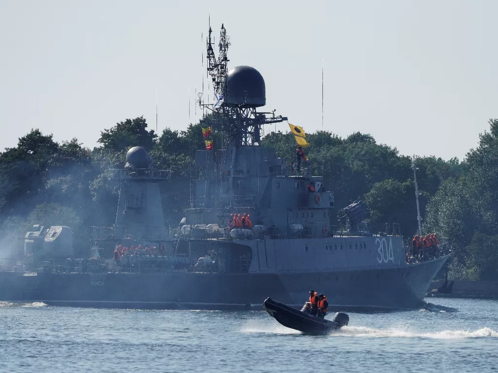 Ilustrasi kapal selam. (REUTERS/Vitaly Nevar)