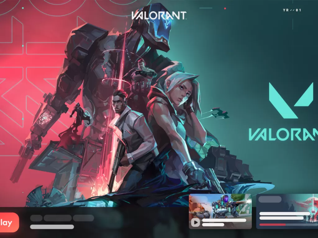 Tampilan Client baru dari game Valorant besutan Riot Games (photo/Riot Games)
