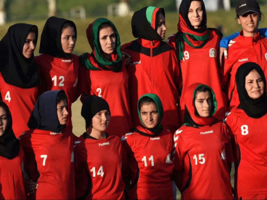 Timnas Sepakbola Wanita Afganistan. (Women's Agenda)