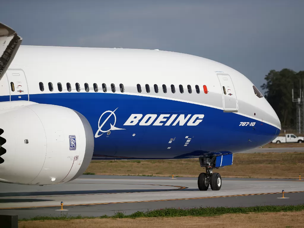 Tampilan pesawat Boeing 787-10 (photo/REUTERS/Randall Hill)