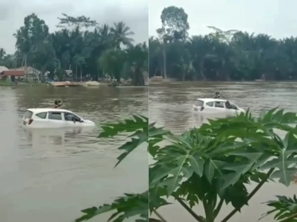 Mobil minibus terjun ke sungai di Konawe tiga penumpang meninggal dunia (Instagram/sultrahitz)