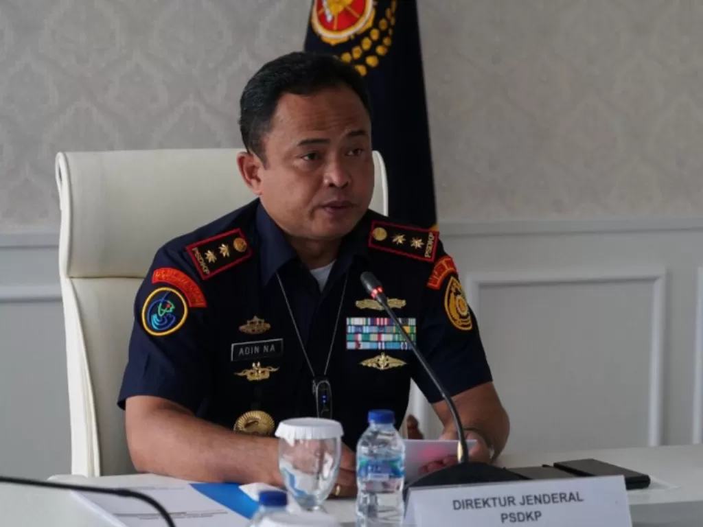 Direktur Jenderal PSDKP KKP Laksamana Muda TNI Adin Nurawaluddin. (ANTARA/HO-KKP)
