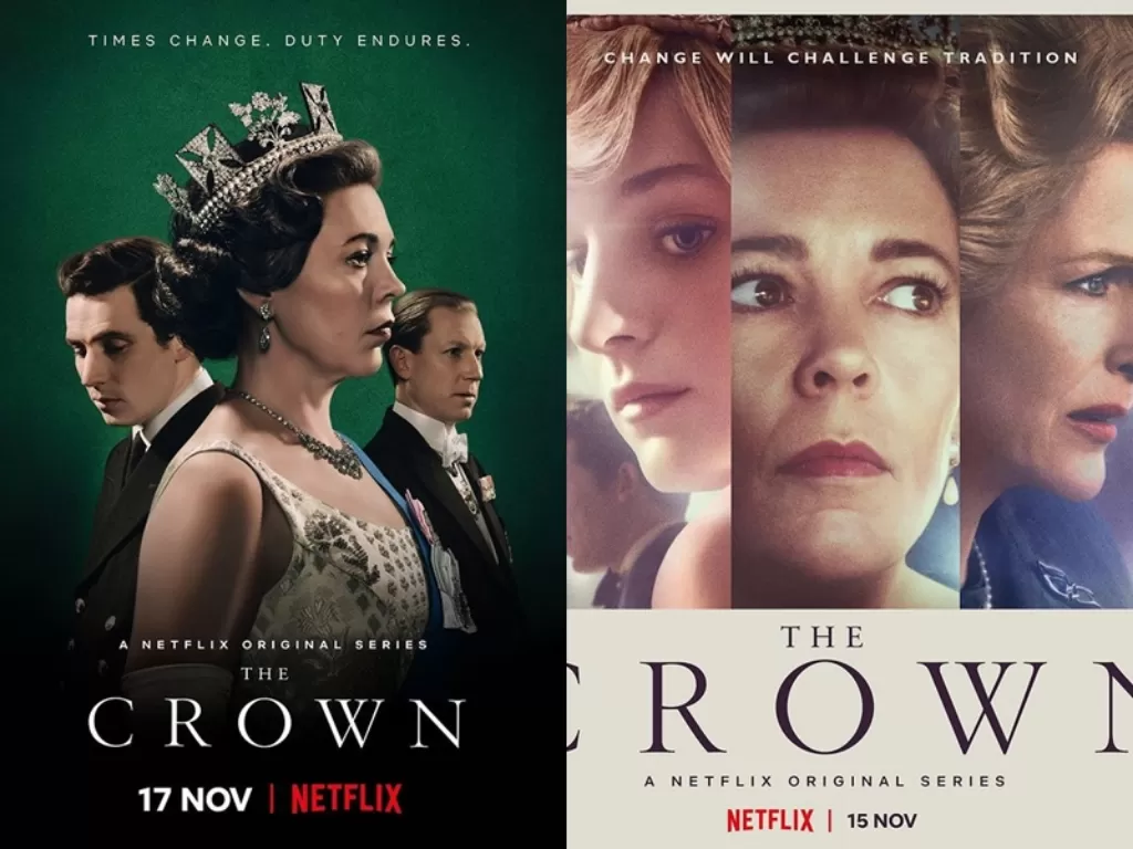Poster Serial The Crown. (Instagram/@thecrownnetflix)
