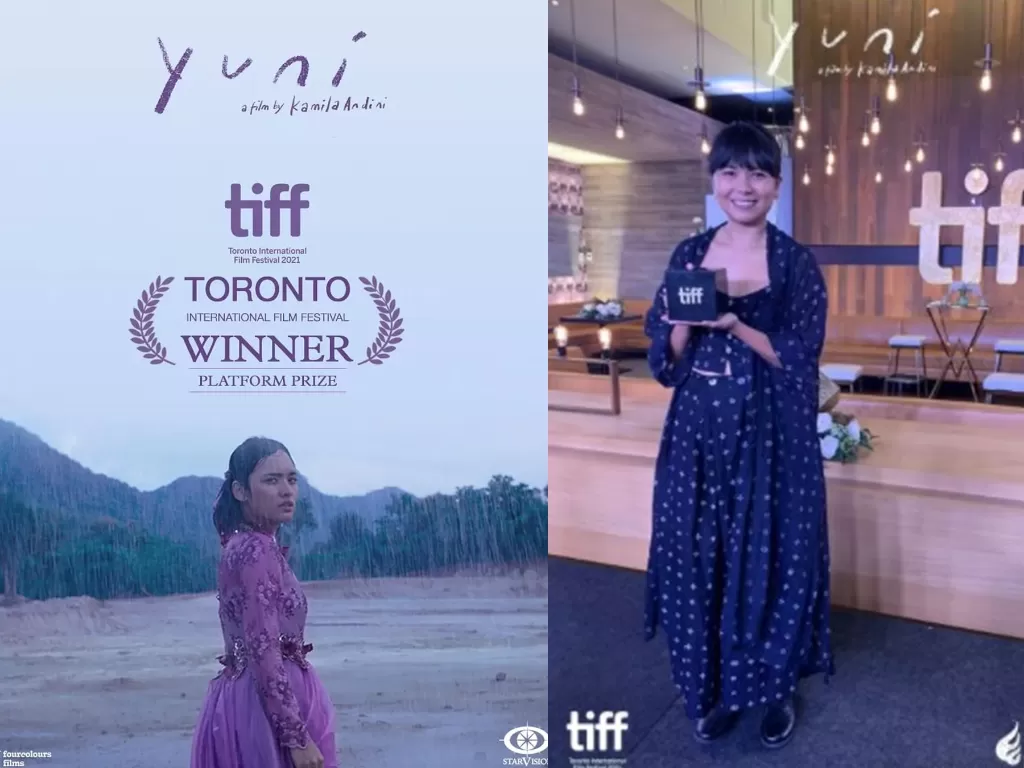 Film YUNI besutan sutradara Indonesia, Kamila Andini menyabet penghargaan Platform Prize di Toronto International Film Festival, Minggu (19/9/2021) (Instagram/@ifa_isfansyah)