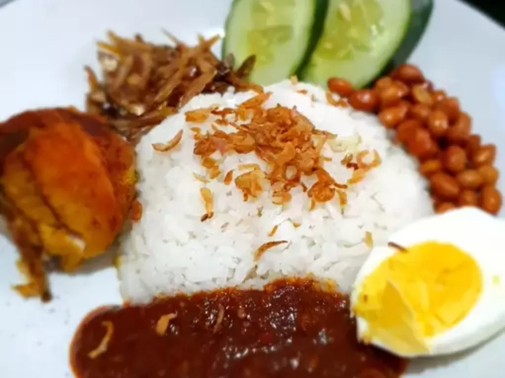 Nasi Lemak Malaysia (Cookpad/Rachel)