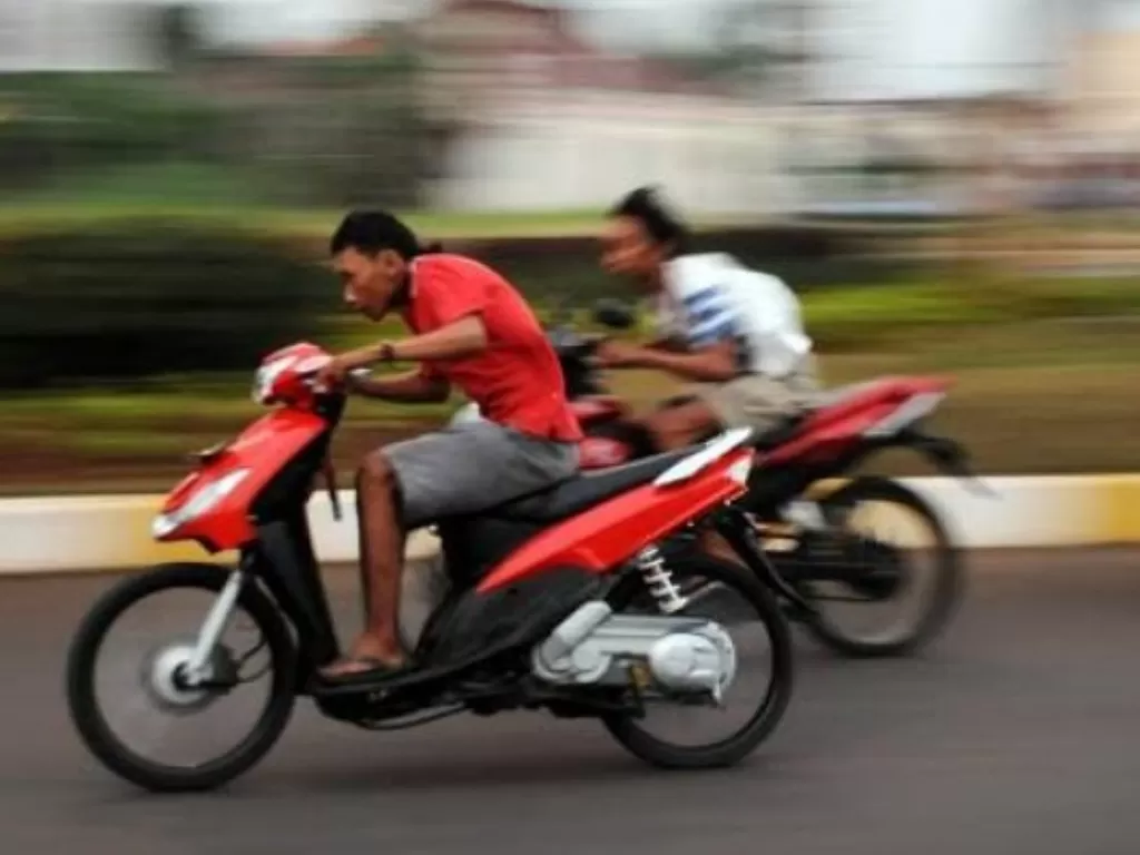 Ilustrasi: Balapan liar di jalan raya (Antaranews.com)