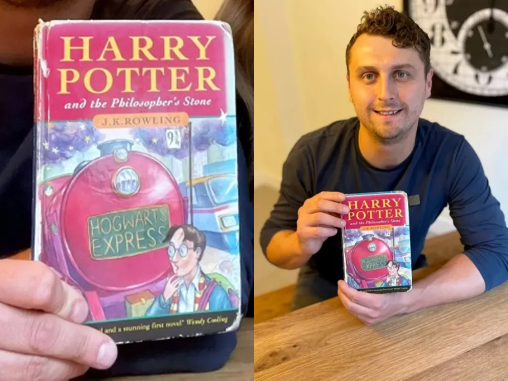 Pria ini jual koleksi langka buku Harry Potter pertama. (Photo/Mirror)