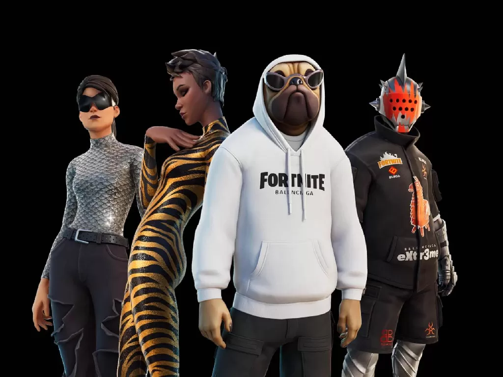 Kolaborasi Fortnite dengan brand fashion Balenciaga (photo/Epic Games/Fortnite)