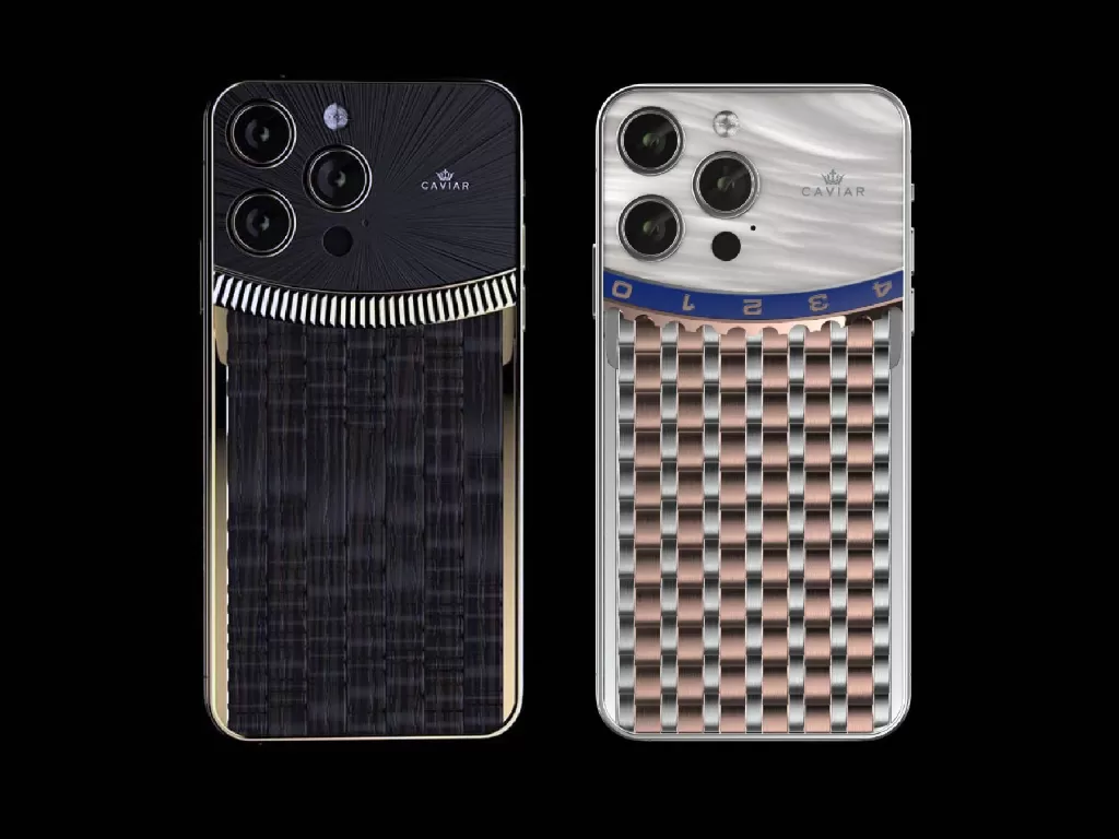 Tampilan smartphone iPhone 13 Pro custom besutan Caviar (photo/Caviar)