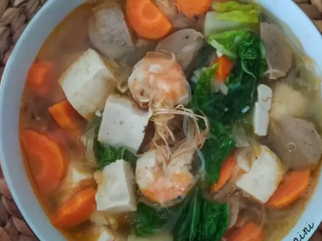 Sup Udang. (Cookpad/@reninuraini)