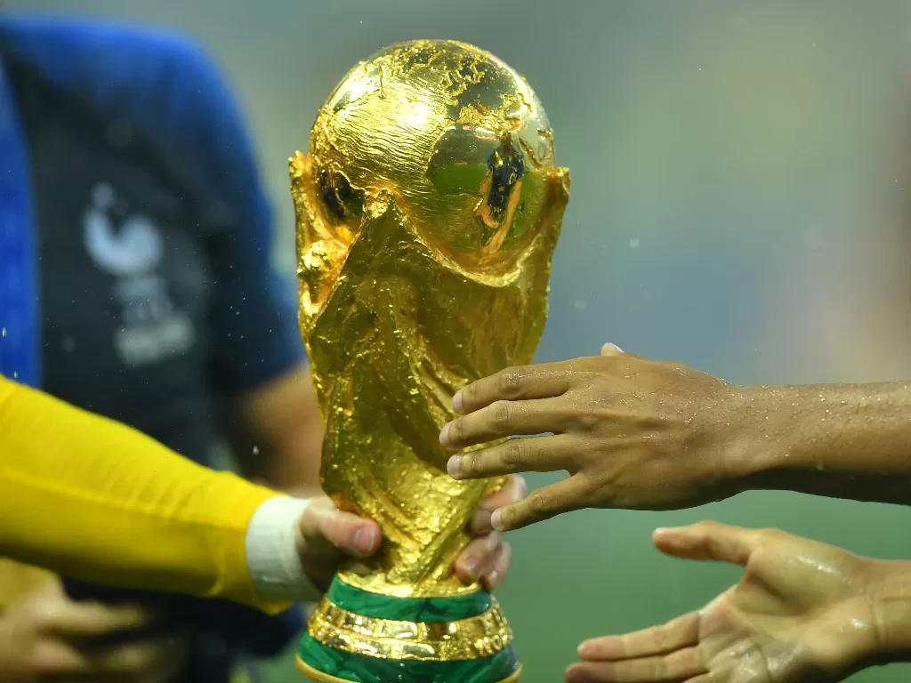 Ilustrasi - trofi Piala Dunia (REUTERS/DYLAN MARTINEZ)