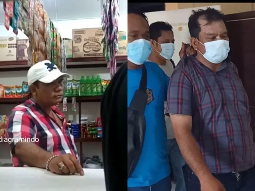 Ketua ormas di Medan yang diduga memalak pedagang di Medan ditangkap (Instagram/mediagramindo)