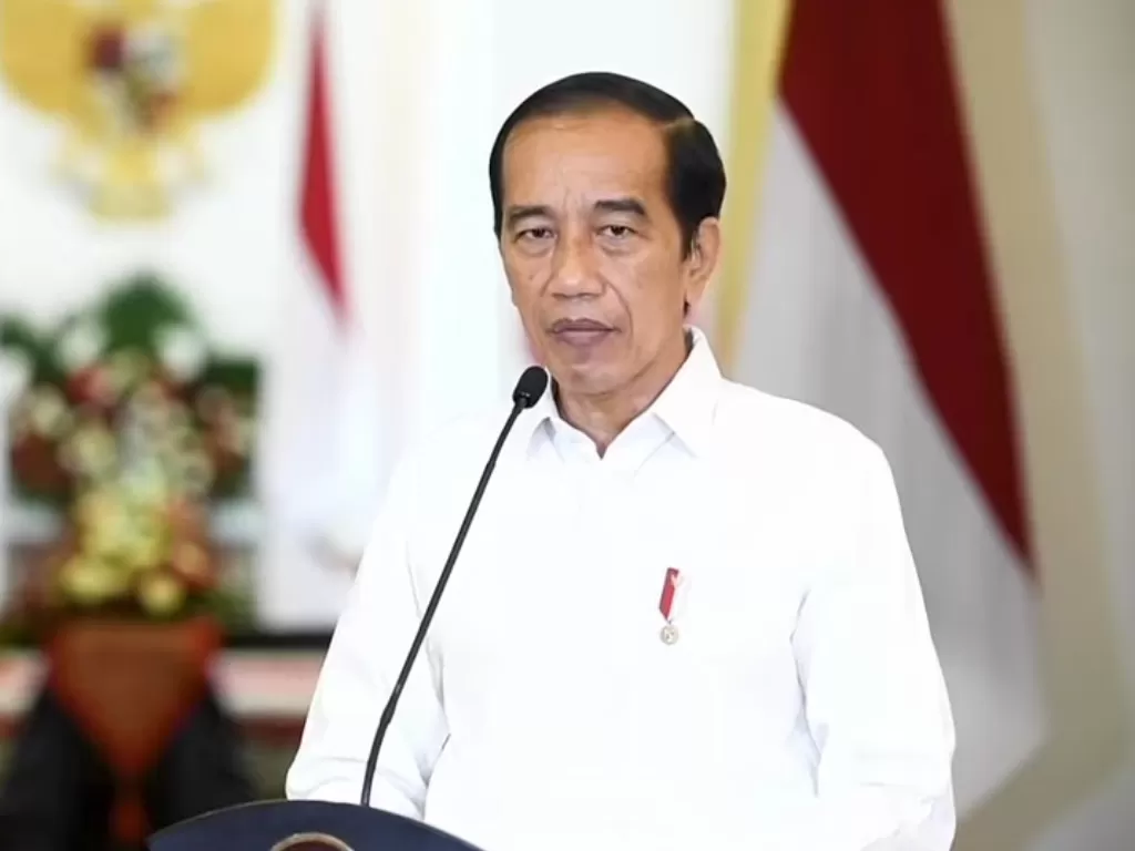 Tangkapan layar Presiden Jokowi. (Youtube/Setpres)