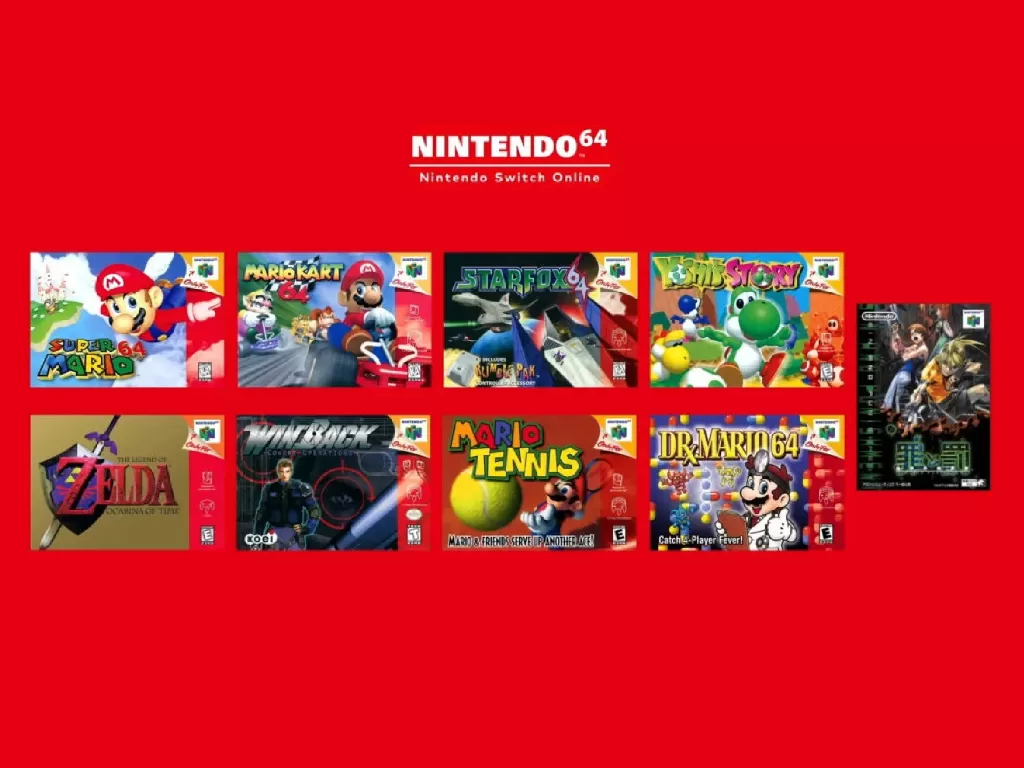 Tampilan game Nintendo 64 yang dihadirkan di Nintendo Switch Online (photo/Nintendo)