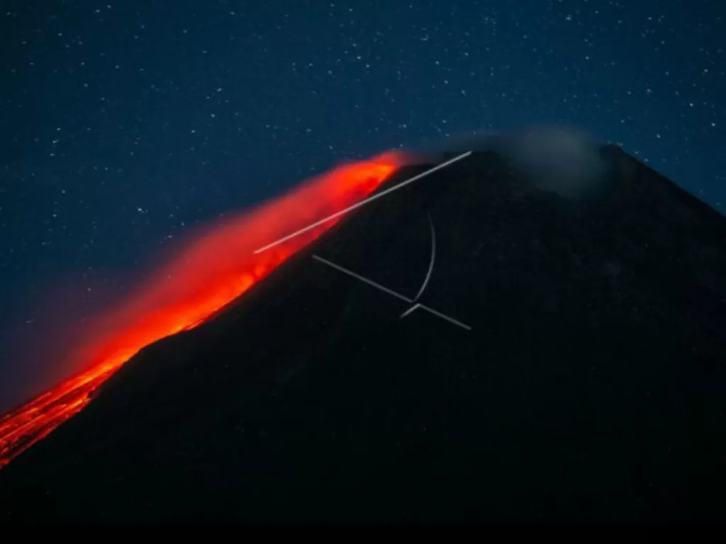 Gunung Merapi meluncurkan guguran lava 141 kali selama sepekan. (Foto/Antara)