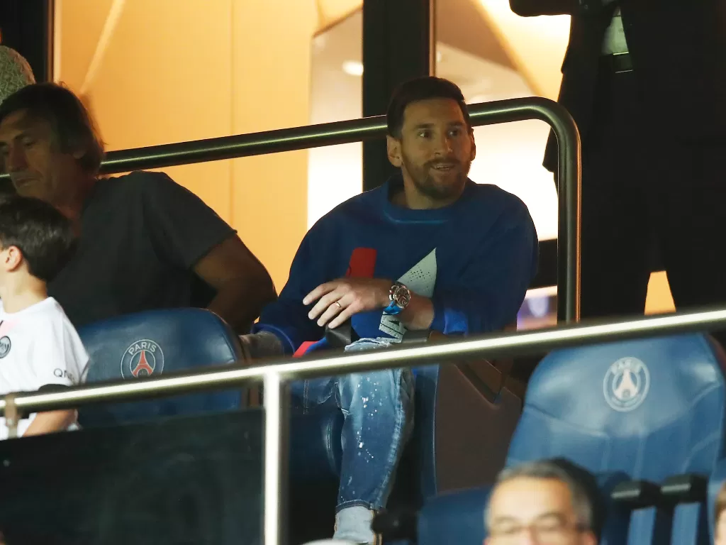 Lionel Messi tak bisa turun membela PSG lawan Montpellier (REUTERS/Gonzalo Fuentes)