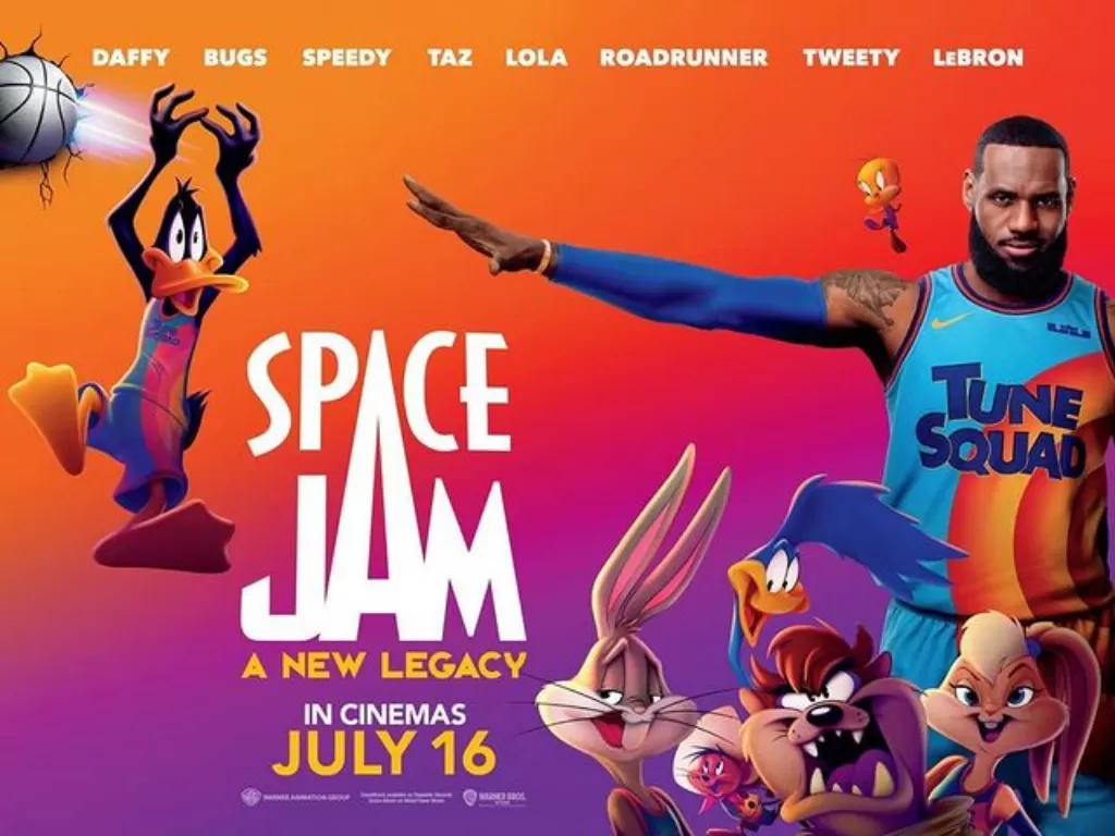 Poster Space Jam: A New Legacy. (Instagram/@mo.vie.ment)