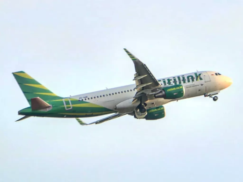Bocah nyaris buka pintu darurat pesawat saat di udara (Instagram/citilinkers_indonesia)